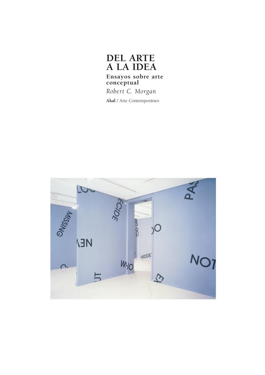 DEL ARTE A LA IDEA | 9788446011644 | MORGAN, ROBERT C. | Galatea Llibres | Llibreria online de Reus, Tarragona | Comprar llibres en català i castellà online