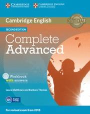 COMPLETE ADVANCED WORKBOOK WITH ANSWERS WITH AUDIO CD 2ND EDITION | 9781107675179 | MATTHEWS, LAURA/THOMAS, BARBARA | Galatea Llibres | Librería online de Reus, Tarragona | Comprar libros en catalán y castellano online