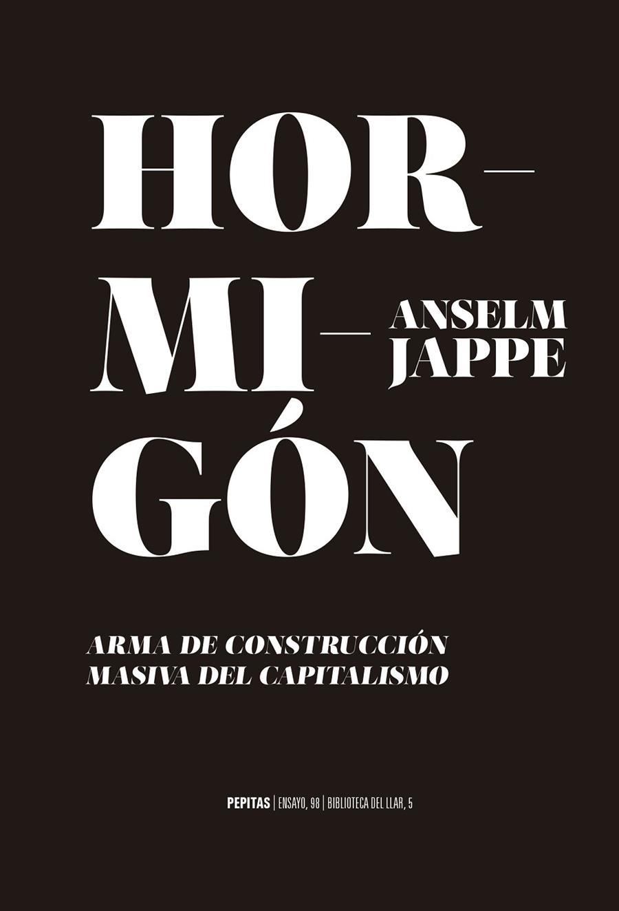 HORMIGÓN | 9788417386702 | JAPPE, ANSELM | Galatea Llibres | Librería online de Reus, Tarragona | Comprar libros en catalán y castellano online