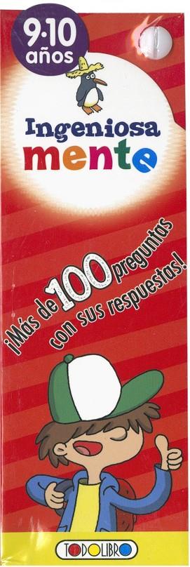 INGENIOSAMENTE 9-10 AÑOS | 9788490375785 | AA.VV. | Galatea Llibres | Librería online de Reus, Tarragona | Comprar libros en catalán y castellano online