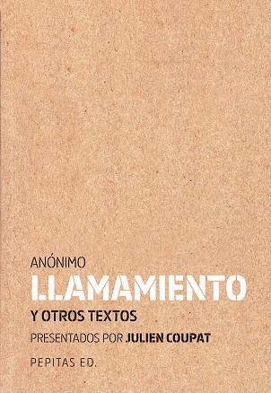 LLAMAMIENTO | 9788410476165 | ANÓNIMO | Galatea Llibres | Librería online de Reus, Tarragona | Comprar libros en catalán y castellano online