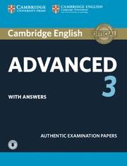 CAMBRIDGE ENGLISH ADVANCED 3 WITH ANSWERS WITH AUDIO | 9781108431224 | Galatea Llibres | Librería online de Reus, Tarragona | Comprar libros en catalán y castellano online