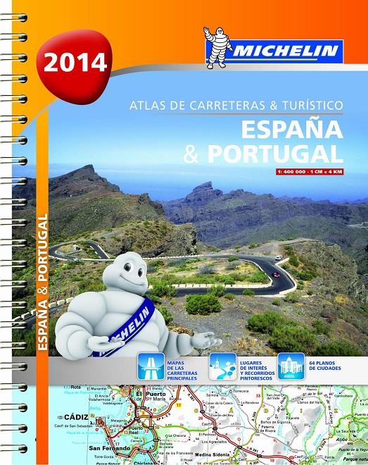ESPAÑA PORTUGAL ATLAS DE CARRETERAS 1:400 000 2014 | 9782067192539 | VARIOS AUTORES | Galatea Llibres | Librería online de Reus, Tarragona | Comprar libros en catalán y castellano online