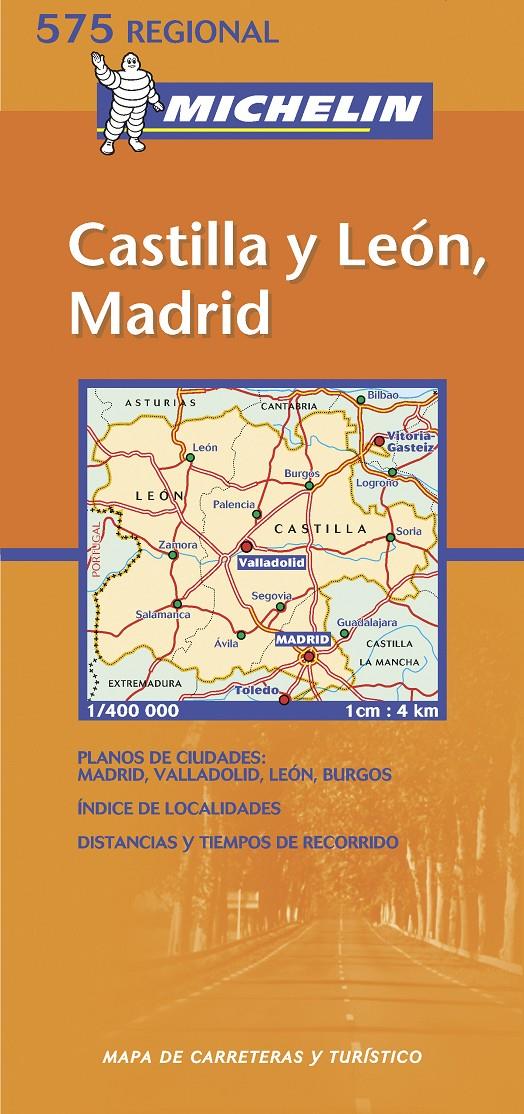 CASTILLA Y LEON MADRID MAPA REGIONAL 1:400 000 MICHELIN | 9782061009000 | VARIOS AUTORES | Galatea Llibres | Librería online de Reus, Tarragona | Comprar libros en catalán y castellano online