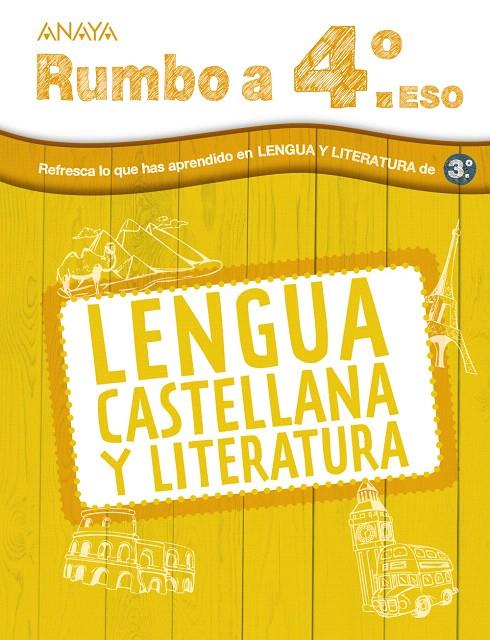 RUMBO A 4º ESO LENGUA | 9788414310304 | GIMENO PITARQUE, EDUARDO/MINDÁN NAVARRO, JOAQUÍN | Galatea Llibres | Librería online de Reus, Tarragona | Comprar libros en catalán y castellano online