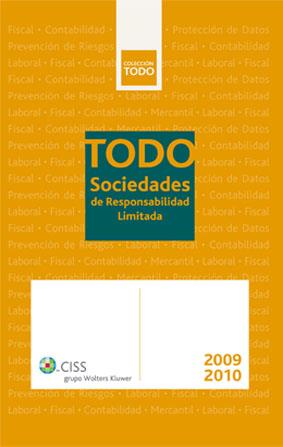 TODO SOCIEDADES DE RESPONSABILIDAD LIMITADA 2009-2 | 9788482358901 | VV AA | Galatea Llibres | Librería online de Reus, Tarragona | Comprar libros en catalán y castellano online
