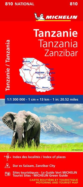 MAPA NACIONAL TANZANIA-ZANZÍBAR | 9782067242586 | Galatea Llibres | Llibreria online de Reus, Tarragona | Comprar llibres en català i castellà online