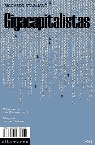 GIGACAPITALISTAS | 9788418481680 | STAGLIANÒ, RICCARDO | Galatea Llibres | Librería online de Reus, Tarragona | Comprar libros en catalán y castellano online