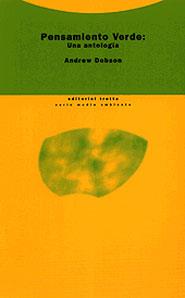 PENSAMIENTO VERDE:UNA ANTOLOGIA | 9788481643282 | DOBSON, ANDREW | Galatea Llibres | Llibreria online de Reus, Tarragona | Comprar llibres en català i castellà online