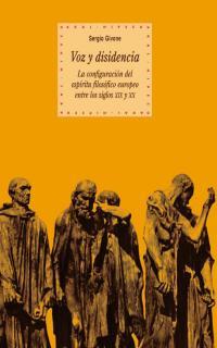 VOZ Y DISIDENCIA | 9788446015369 | GIVONE, SERGIO | Galatea Llibres | Llibreria online de Reus, Tarragona | Comprar llibres en català i castellà online