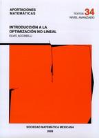 INTRODUCCION A LA OPTIMIZACION NO LINEAL | 9786077815020 | ACCINELLI, ELVIO | Galatea Llibres | Librería online de Reus, Tarragona | Comprar libros en catalán y castellano online
