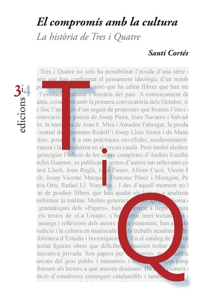 EL COMPROMIS AMB LA CULTURA | 9788475029634 | CORTES, SANTI | Galatea Llibres | Llibreria online de Reus, Tarragona | Comprar llibres en català i castellà online