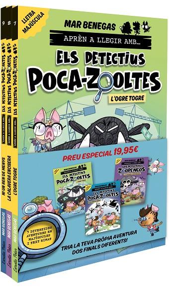 PACK APRÈN A LLEGIR AMB... ELS DETECTIUS POCA-ZOOLTES!  7,8 I 9 | 9791387782955 | BENEGAS, MAR | Galatea Llibres | Llibreria online de Reus, Tarragona | Comprar llibres en català i castellà online