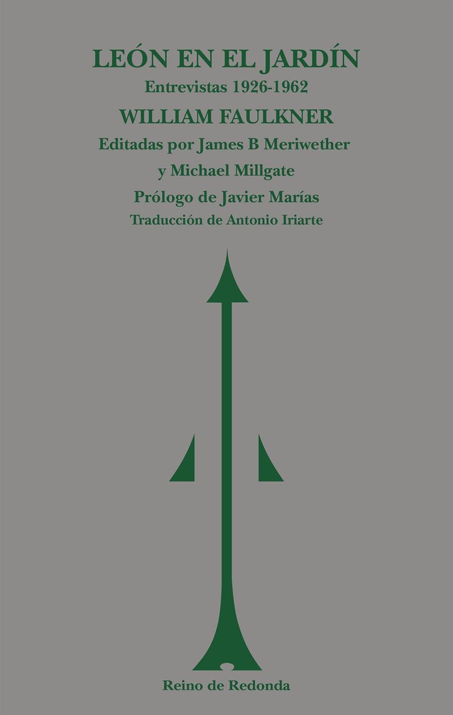 LEÓN EN EL JARDÍN | 9788494725678 | FAULKNER, WILLIAM | Galatea Llibres | Librería online de Reus, Tarragona | Comprar libros en catalán y castellano online