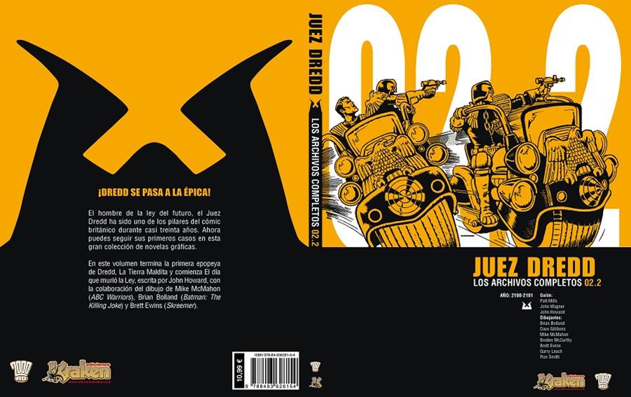 JUEZ DREDD, LOS EXPEDIENTES COMPLETOS 02.2 | 9788493628154 | WAGNER, JOHN | Galatea Llibres | Librería online de Reus, Tarragona | Comprar libros en catalán y castellano online