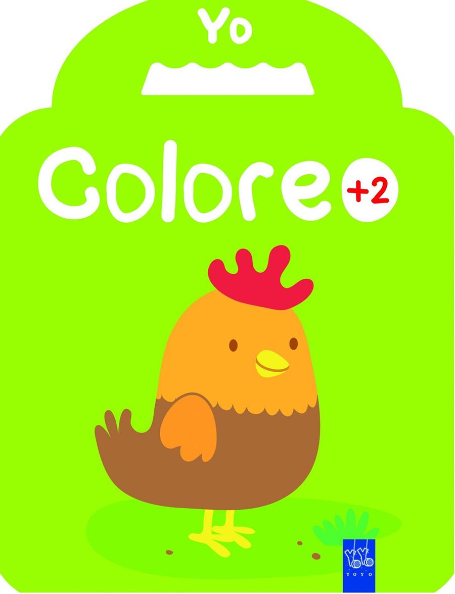 YO COLOREO +2. GALLINA | 9788408164579 | Galatea Llibres | Llibreria online de Reus, Tarragona | Comprar llibres en català i castellà online