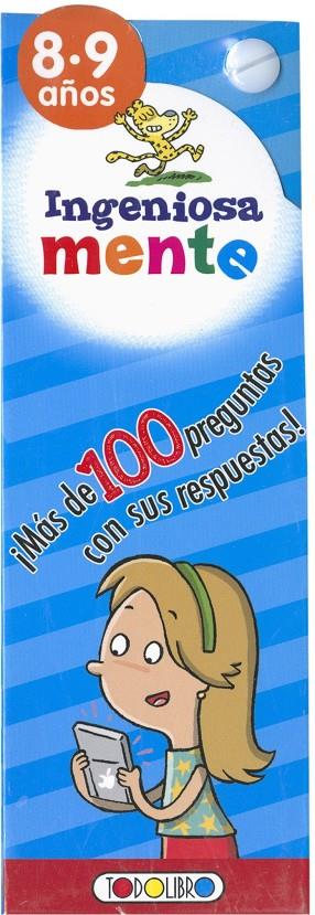 INGENIOSAMENTE 8-9 AÑOS | 9788490375723 | AA VV | Galatea Llibres | Librería online de Reus, Tarragona | Comprar libros en catalán y castellano online