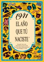 1941 EL AÑO QUE TU NACISTE | 9788488907783 | COLLADO BASCOMPTE, ROSA (1950- ) | Galatea Llibres | Librería online de Reus, Tarragona | Comprar libros en catalán y castellano online