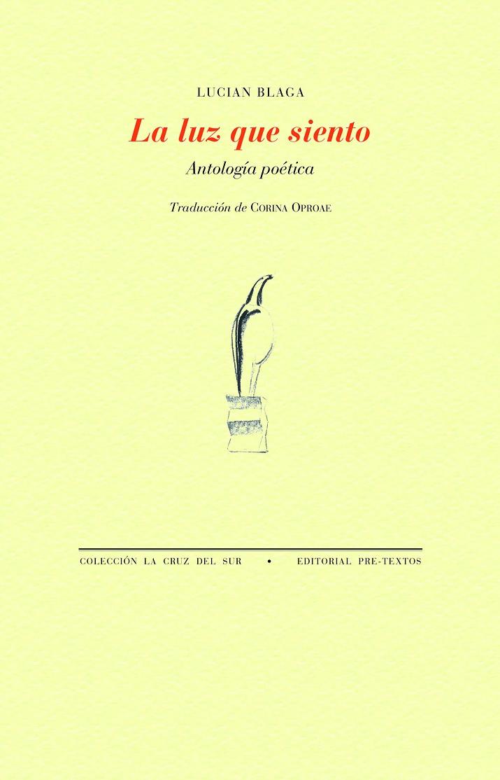 LA LUZ QUE SIENTO | 9788418935305 | BLAGA, LUCIAN | Galatea Llibres | Llibreria online de Reus, Tarragona | Comprar llibres en català i castellà online