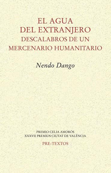 EL AGUA DEL EXTRANJERO | 9788418178221 | DANGO, NENDO | Galatea Llibres | Librería online de Reus, Tarragona | Comprar libros en catalán y castellano online