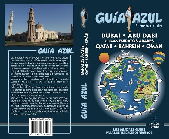 EMIRATOS ÁRABES QATAR BAHREIN OMÁN GUÍA AZUL 2018 | 9788417368005 | MAZARRASA MOWINCKEL, LUIS | Galatea Llibres | Librería online de Reus, Tarragona | Comprar libros en catalán y castellano online