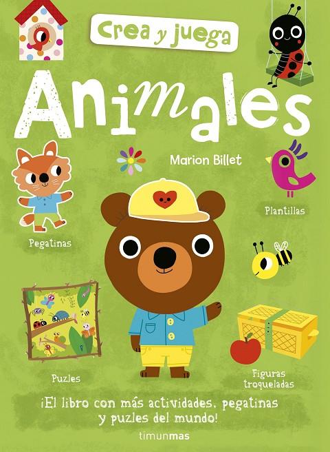 CREA Y JUEGA. ANIMALES | 9788408185451 | BILLET, MARION | Galatea Llibres | Llibreria online de Reus, Tarragona | Comprar llibres en català i castellà online