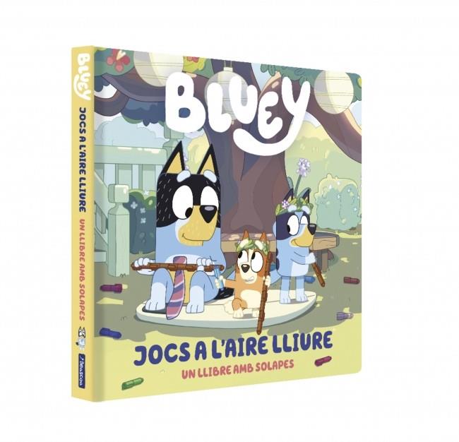 BLUEY. LLIBRE DE CARTRÓ AMB SOLAPES - JOC A L'AIRE LLIURE | 9788448872748 | BLUEY | Galatea Llibres | Llibreria online de Reus, Tarragona | Comprar llibres en català i castellà online