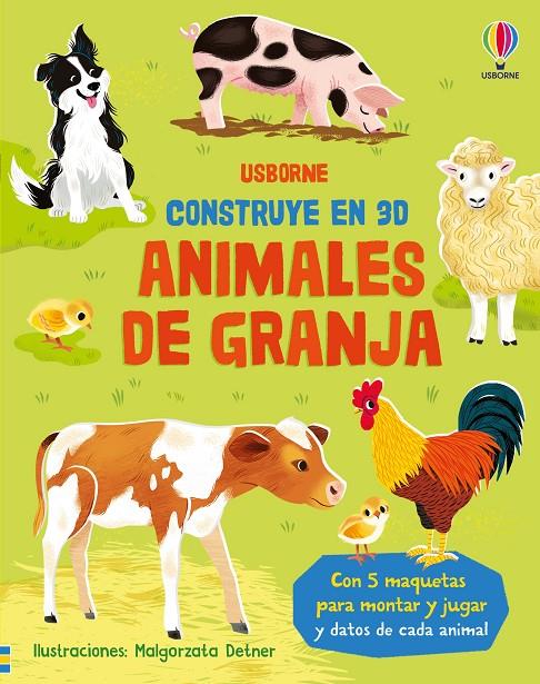 ANIMALES DE GRANJA 3D | 9781836064794 | WHEATLEY, ABIGAIL | Galatea Llibres | Librería online de Reus, Tarragona | Comprar libros en catalán y castellano online