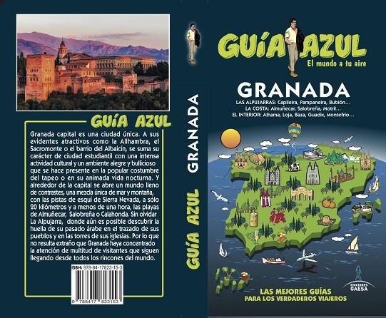 GRANADA GUIA AZUL 2019 | 9788417823153 | MONREAL, MANUEL/MAZARRASA, LUIS | Galatea Llibres | Librería online de Reus, Tarragona | Comprar libros en catalán y castellano online