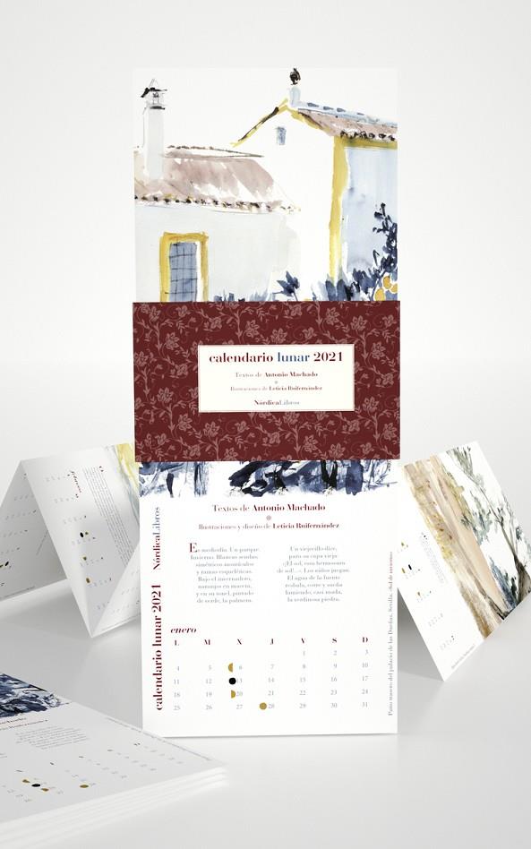 CALENDARIO LUNAR ANTONIO MACHADO 2021 | 9788418451157 | Galatea Llibres | Librería online de Reus, Tarragona | Comprar libros en catalán y castellano online
