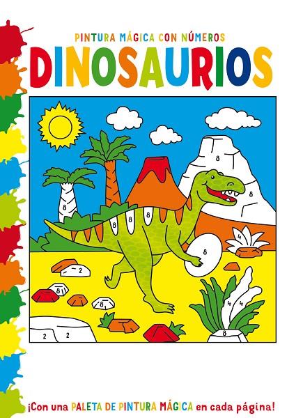 PINTURA MÁGICA CON NÚMEROS: DINOSAURIOS | 9788468350134 | Galatea Llibres | Librería online de Reus, Tarragona | Comprar libros en catalán y castellano online