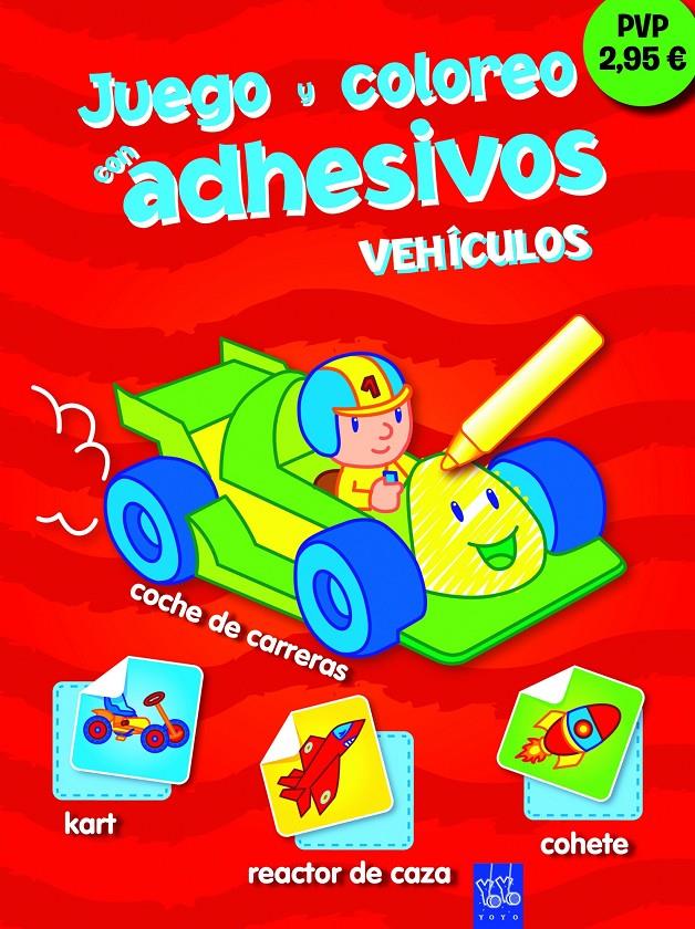 VEHICULOS JUEGO Y COLOREO | 9788408111368 | YOYO | Galatea Llibres | Librería online de Reus, Tarragona | Comprar libros en catalán y castellano online