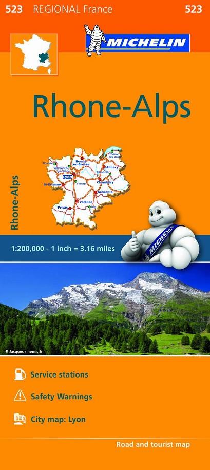 MAPA REGIONAL RHÔNE - ALPES 1:200.000 | 9782067209305 | Galatea Llibres | Librería online de Reus, Tarragona | Comprar libros en catalán y castellano online