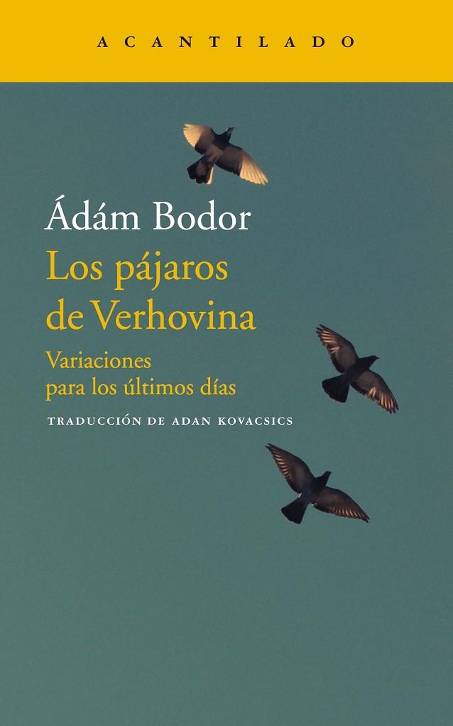 LOS PÁJAROS DE VERHOVINA | 9788417346706 | BODOR, ADAM | Galatea Llibres | Librería online de Reus, Tarragona | Comprar libros en catalán y castellano online