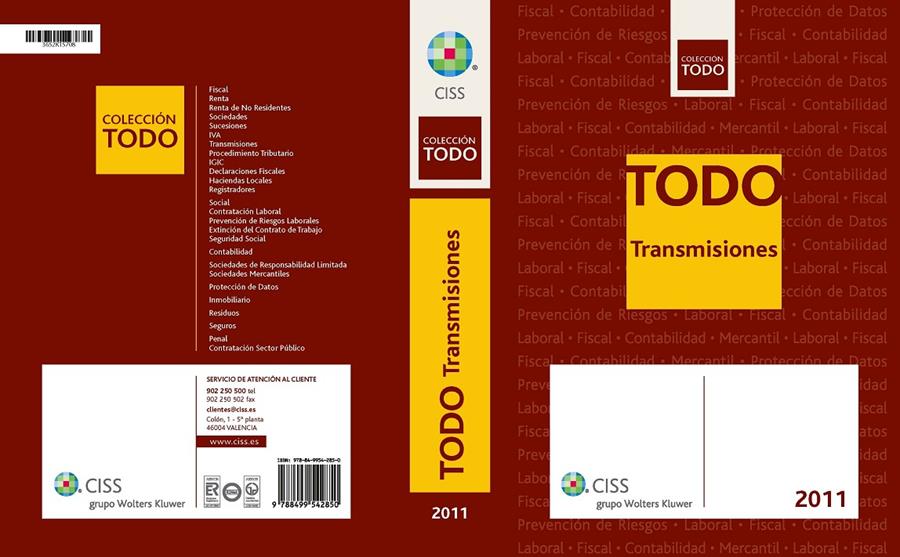 TODO TRANSMISIONES 2011 | 9788499542850 | MÁXIMO JUÁREZ GONZÁLEZ | Galatea Llibres | Llibreria online de Reus, Tarragona | Comprar llibres en català i castellà online