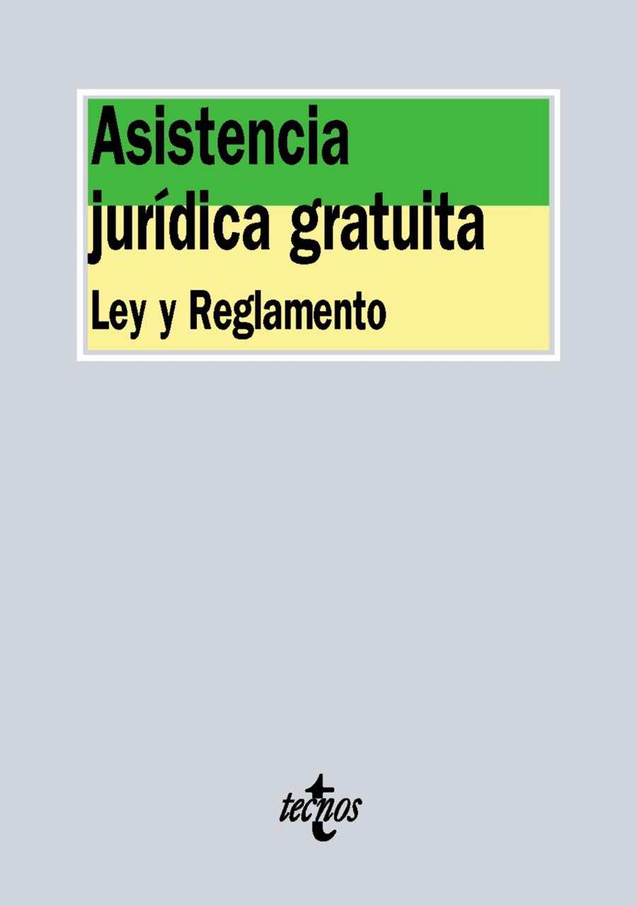 ASISTENCIA JURÍDICA GRATUITA | 9788430968459 | Galatea Llibres | Librería online de Reus, Tarragona | Comprar libros en catalán y castellano online