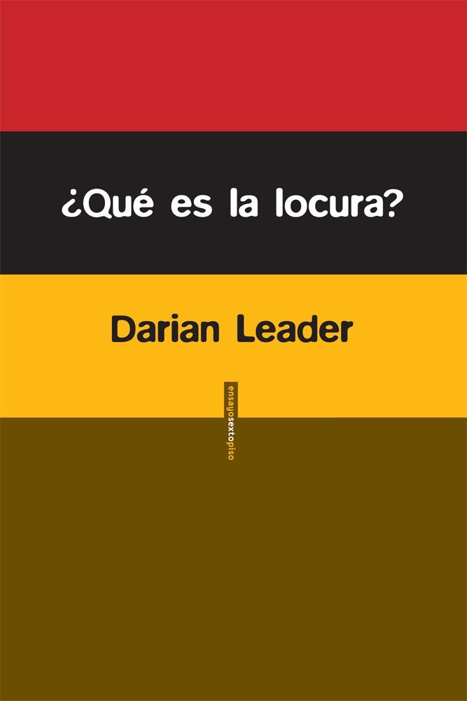 ¿QUÉ ES LA LOCURA? | 9788415601234 | LEADER, DARIAN | Galatea Llibres | Llibreria online de Reus, Tarragona | Comprar llibres en català i castellà online