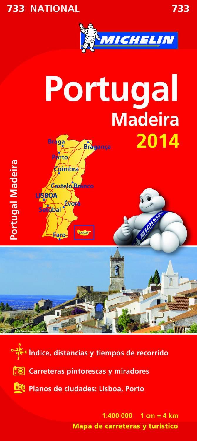 PORTUGAL MADEIRA MAPA 1: 400 000 MICHELIN 2014 | 9782067191433 | VARIOS AUTORES | Galatea Llibres | Librería online de Reus, Tarragona | Comprar libros en catalán y castellano online