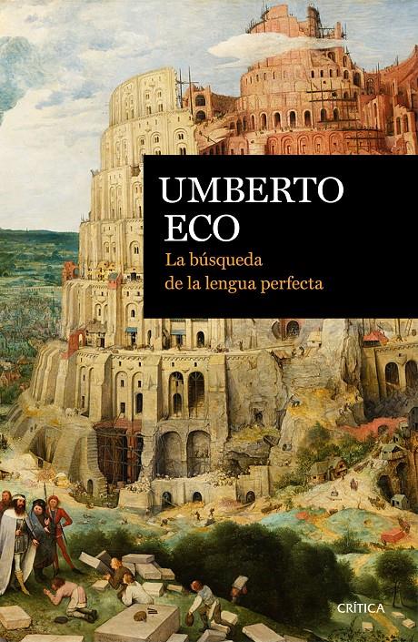 LA BÚSQUEDA DE LA LENGUA PERFECTA | 9788498929201 | ECO, UMBERTO | Galatea Llibres | Llibreria online de Reus, Tarragona | Comprar llibres en català i castellà online