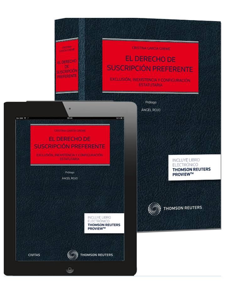 EL DERECHO DE SUSCRIPCIÓN PREFERENTE | 9788447049806 | GARCÍA GREWE, CRISTINA | Galatea Llibres | Librería online de Reus, Tarragona | Comprar libros en catalán y castellano online