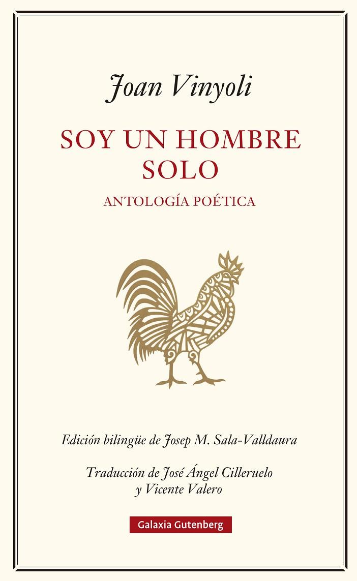 SOY UN HOMBRE SOLO | 9788419738769 | VINYOLI, JOAN | Galatea Llibres | Llibreria online de Reus, Tarragona | Comprar llibres en català i castellà online