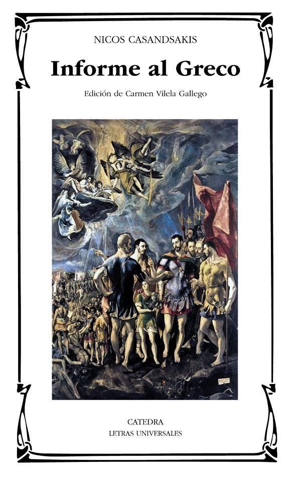INFORME AL GRECO | 9788437632650 | CASANDSAKIS, NICOS | Galatea Llibres | Librería online de Reus, Tarragona | Comprar libros en catalán y castellano online