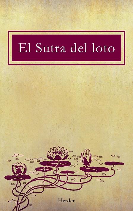 EL SUTRA DEL LOTO. | 9788425434198 | Galatea Llibres | Llibreria online de Reus, Tarragona | Comprar llibres en català i castellà online