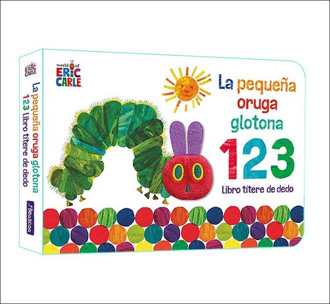LA PEQUEÑA ORUGA GLOTONA 1 2 3. LIBRO TÍTERE DE DEDO | 9788448863005 | CARLE, ERIC | Galatea Llibres | Librería online de Reus, Tarragona | Comprar libros en catalán y castellano online