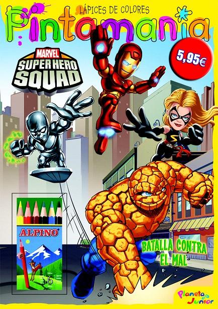 SUPER HERO SQUAD. PINTAMANIA LAPICES PEQUEÑOS | 9788408102496 | SUPER HERO SQUAD | Galatea Llibres | Llibreria online de Reus, Tarragona | Comprar llibres en català i castellà online