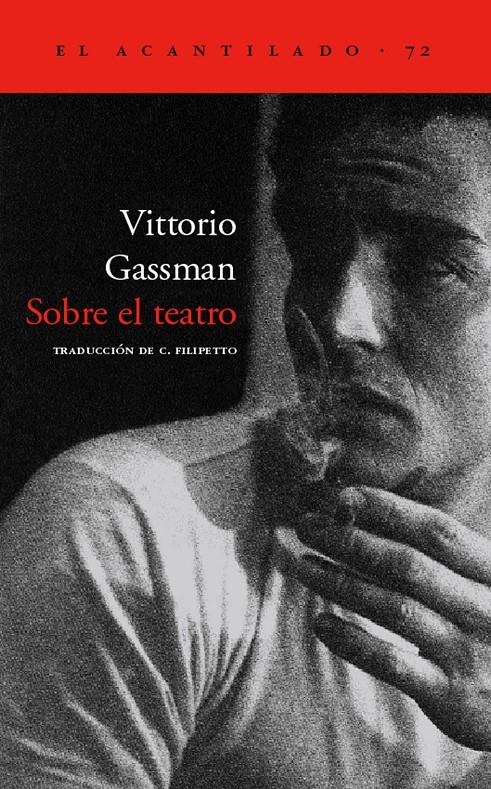 SOBRE EL TEATRO | 9788496136052 | GASSMAN, VITTORIO | Galatea Llibres | Llibreria online de Reus, Tarragona | Comprar llibres en català i castellà online