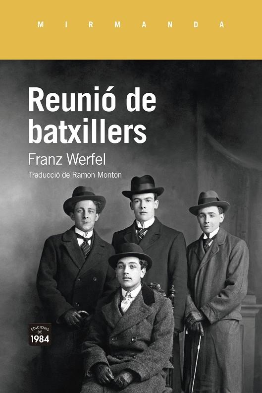 REUNIÓ DE BATXILLERS | 9788418858178 | WERFEL, FRANZ | Galatea Llibres | Librería online de Reus, Tarragona | Comprar libros en catalán y castellano online