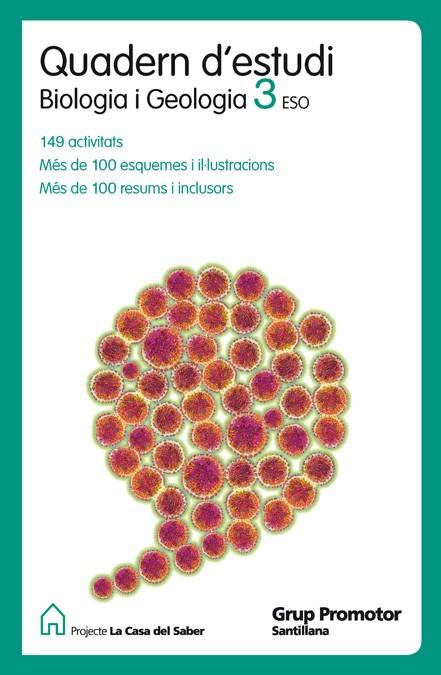 QUADERN D'ESTUDI BIOLOGIA I GEOLOGIA 3 ESO | 9788479187828 | Galatea Llibres | Librería online de Reus, Tarragona | Comprar libros en catalán y castellano online