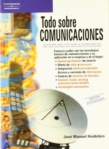 TODO SOBRE COMUNICACIONES | 9788428328371 | HUIDOBRO, JOSE MANUEL | Galatea Llibres | Librería online de Reus, Tarragona | Comprar libros en catalán y castellano online