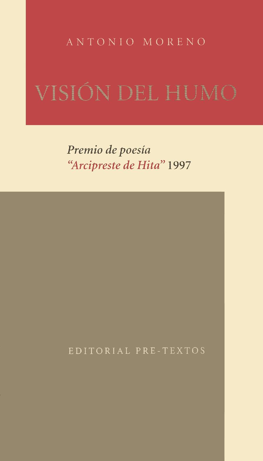 VISION DE HUMO | 9788481911985 | MORENO, ANTONIO | Galatea Llibres | Librería online de Reus, Tarragona | Comprar libros en catalán y castellano online